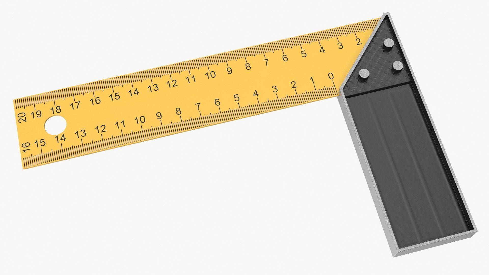 Try Square – Woodworking Square for Checking and Marking 90° Angles on Timber and Boards, Essential Hand Tool for Carpenters and Joiners